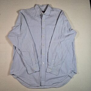 Austin Reed London Mens Large L Plaid Button Down Shirt Casual